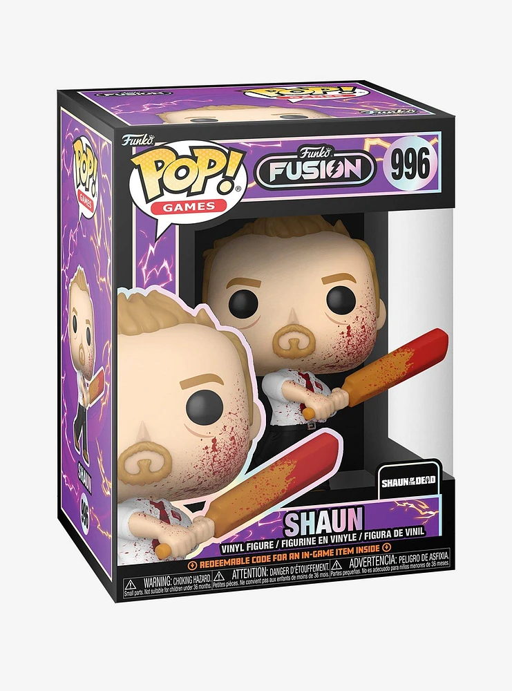 Funko Fusion Shaun Of The Dead Pop! Games Shaun Vinyl Figure