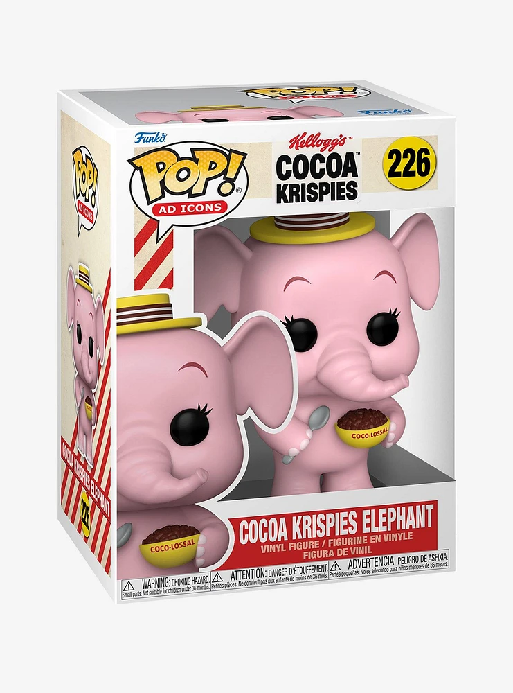 Funko Kellogg's Cocoa Krispies Pop! Ad Icons Cocoa Krispies Elephant Vinyl Figure