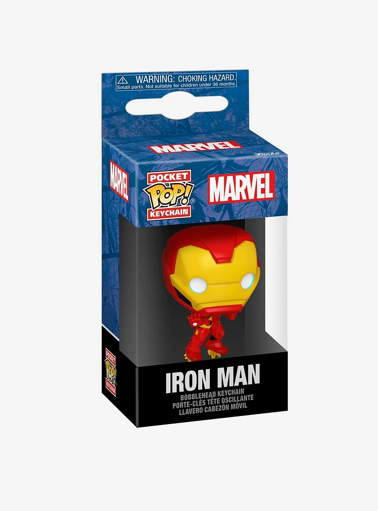 Funko Marvel Pocket Pop! Iron Man Bobble-Head Key Chain