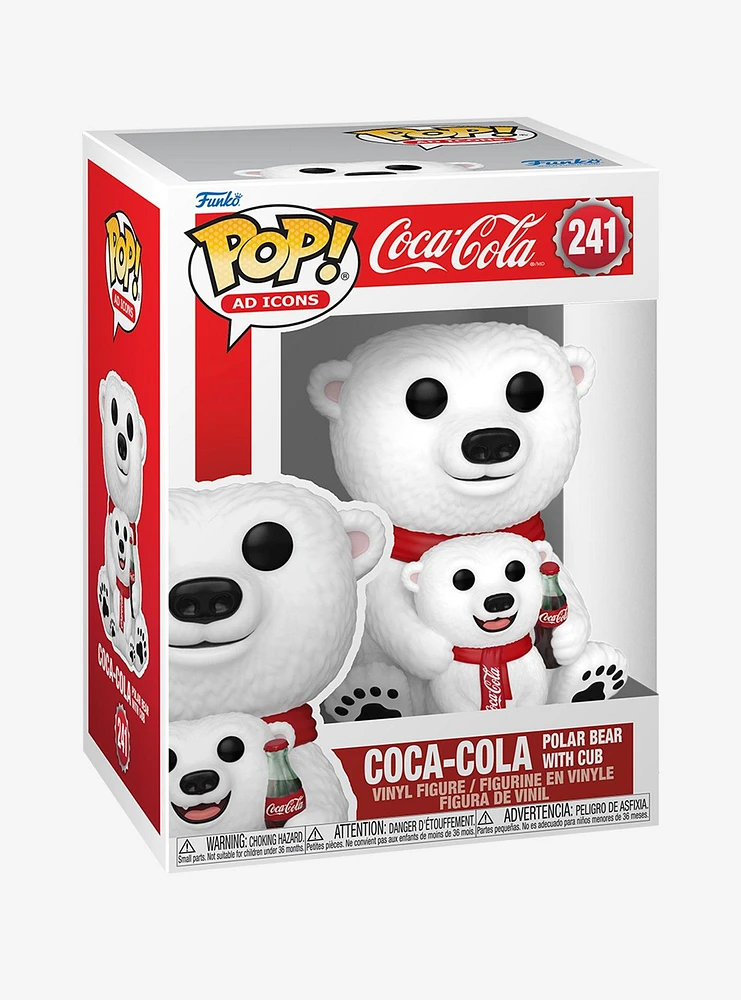 Funko Coca-Cola Pop! Ad Icons Coca-Cola Polar Bear With Cub Vinyl Figure