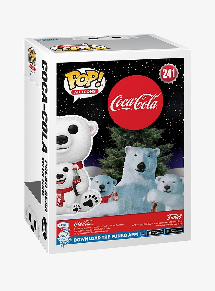 Funko Coca-Cola Pop! Ad Icons Coca-Cola Polar Bear With Cub Vinyl Figure