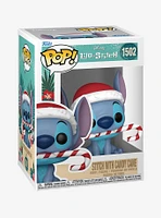 Funko Disney Lilo & Stitch Pop! Stitch With Candy Cane Vinyl Figure