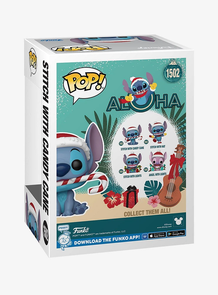 Funko Disney Lilo & Stitch Pop! Stitch With Candy Cane Vinyl Figure