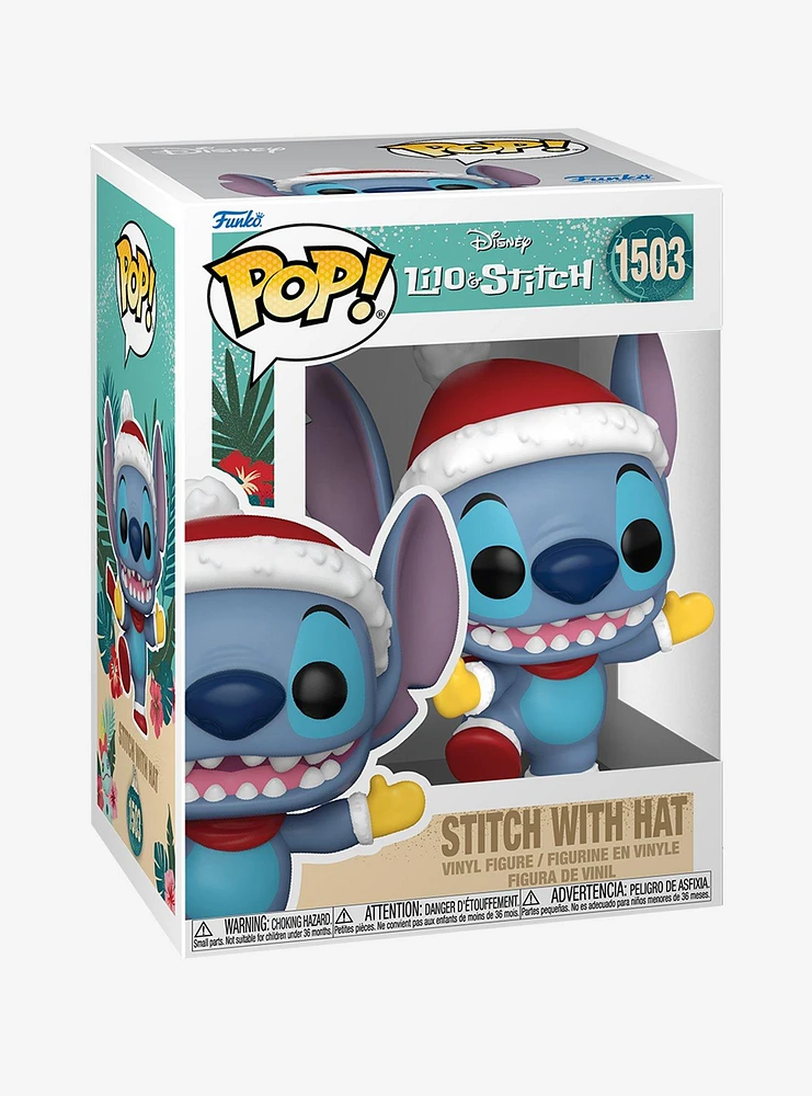 Funko Disney Lilo & Stitch Pop! Stitch With Hat Vinyl Figure