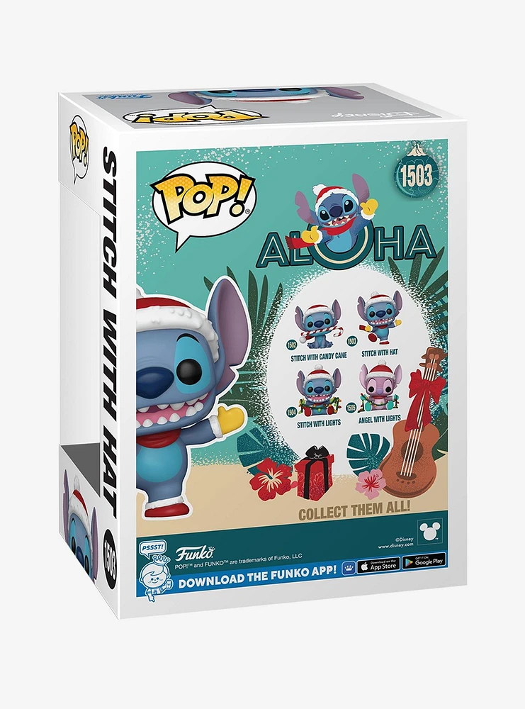 Funko Disney Lilo & Stitch Pop! Stitch With Hat Vinyl Figure