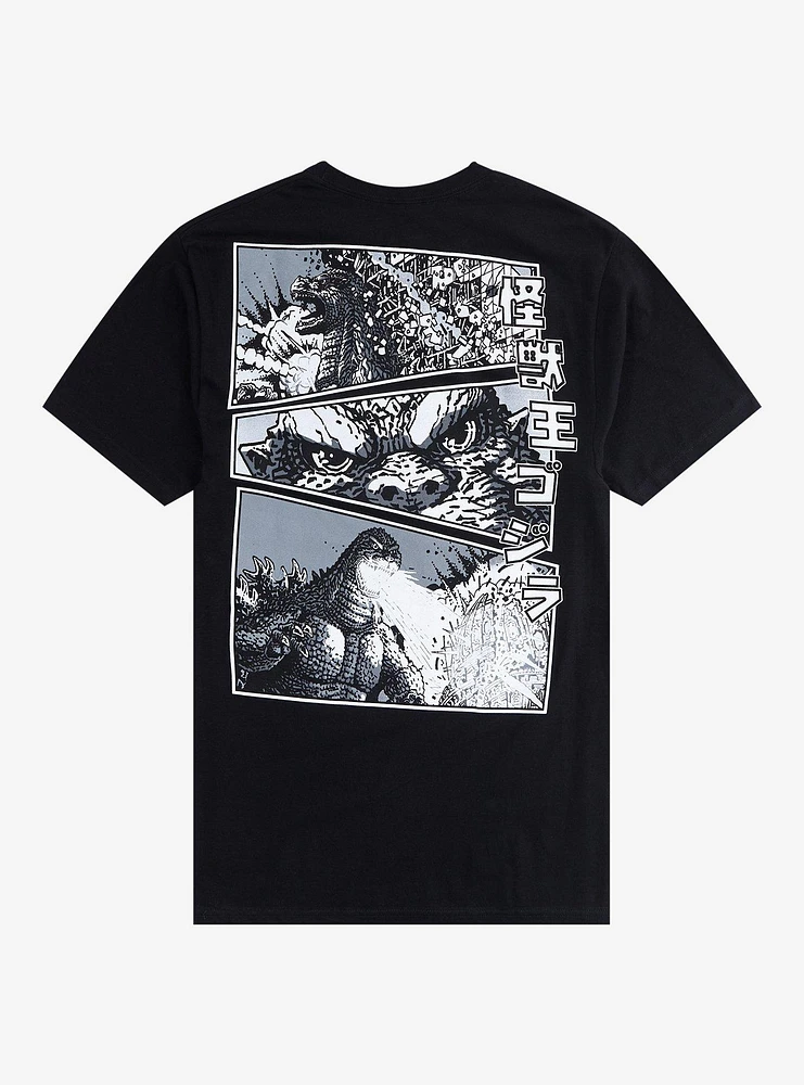 Godzilla Manga Double-Sided T-Shirt