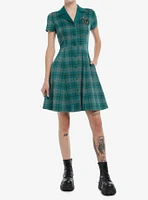 Her Universe Harry Potter Slytherin House Plaid Dress