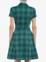 Her Universe Harry Potter Slytherin House Plaid Dress