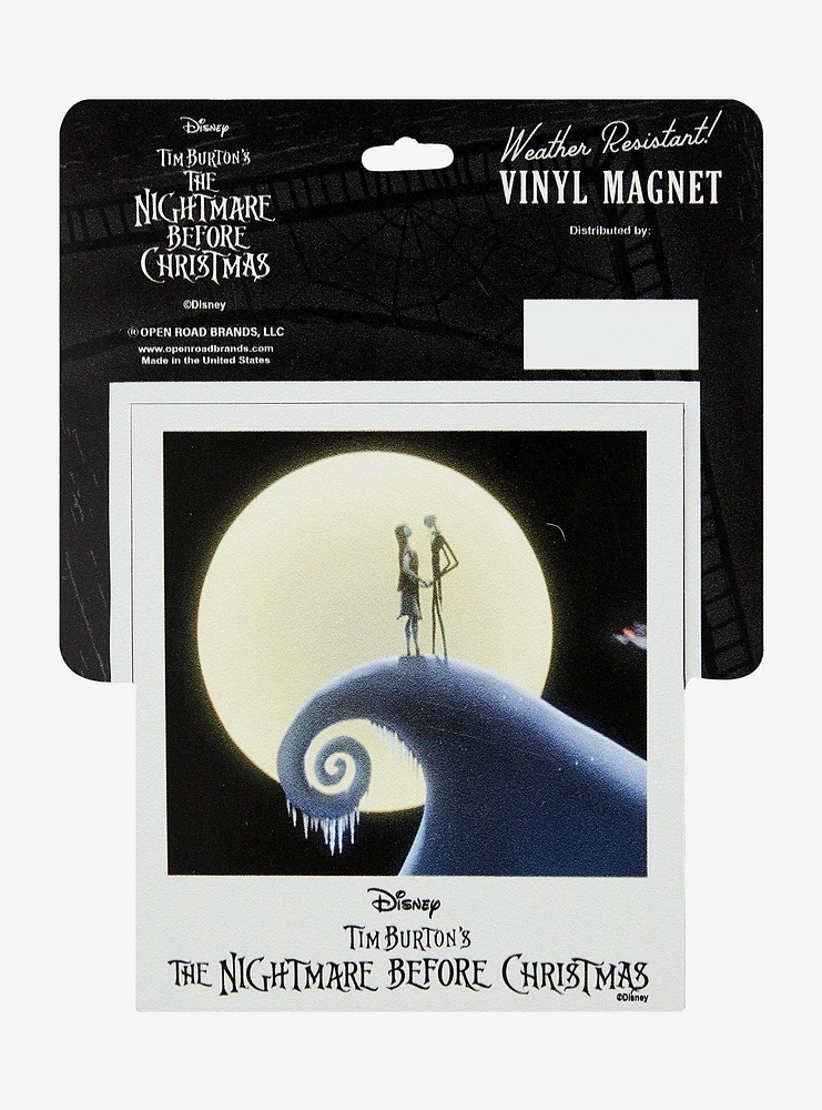 The Nightmare Before Christmas Spiral Hill Picture Magnet Decal