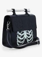 Skeleton Bone Glow-In-The-Dark Crossbody Bag