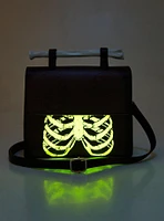 Skeleton Bone Glow-In-The-Dark Crossbody Bag