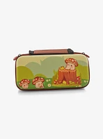 Frog & Mushroom Creature Nintendo Switch Carrying Case by Rihnlin