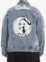 Coraline Art Girls Jean Jacket Plus