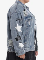 Coraline Art Girls Jean Jacket Plus