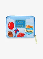 Loungefly Disney Winnie the Pooh Balloon Group Portrait Small Zip Wallet - BoxLunch Exclusive