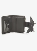 Dark Butterfly Mini Flap Wallet