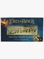 The Lord Of The Rings The Fellowship Metal Plaque