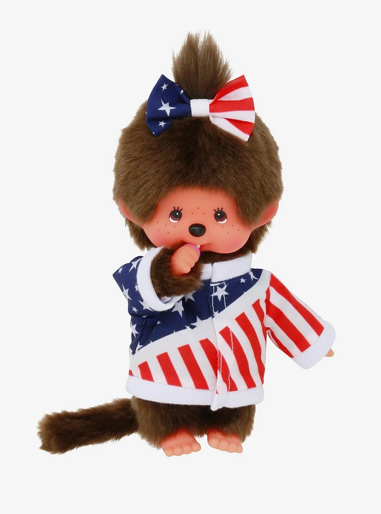 Monchhichi US Olympic Jersey Girl Doll