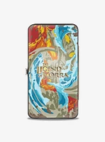 The Legend of Korra Avatar Korra Elements Swirl Hinged Wallet