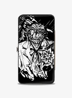 DC Comics Batman and Joker Smiling Sketch Poses Hinged Wallet