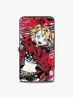 DC Comics Harley Quinn Pudding Anime Poses and Icons Hinged Wallet