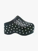 Azalea Wang Black Sphere Studded Clogs