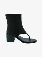 Azalea Wang Black Boot Sandals