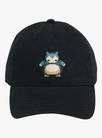 Pokémon Snorlax Pixel Portrait Ball Cap - BoxLunch Exclusive