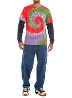 Our Universe Disney Hocus Pocus Max Tie-Dye Twofer Long-Sleeve T-Shirt