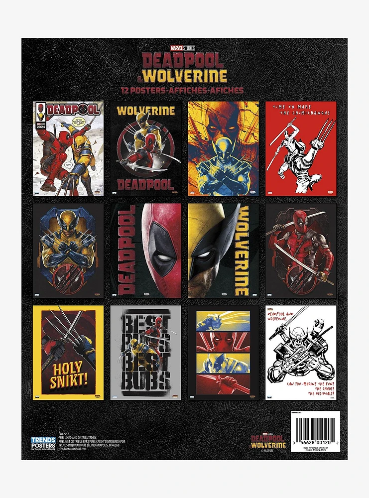 Marvel Deadpool & Wolverine Poster Book