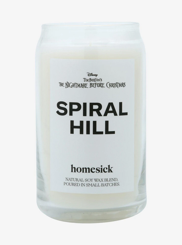 Homesick The Nightmare Before Christmas Spiral Hill Candle