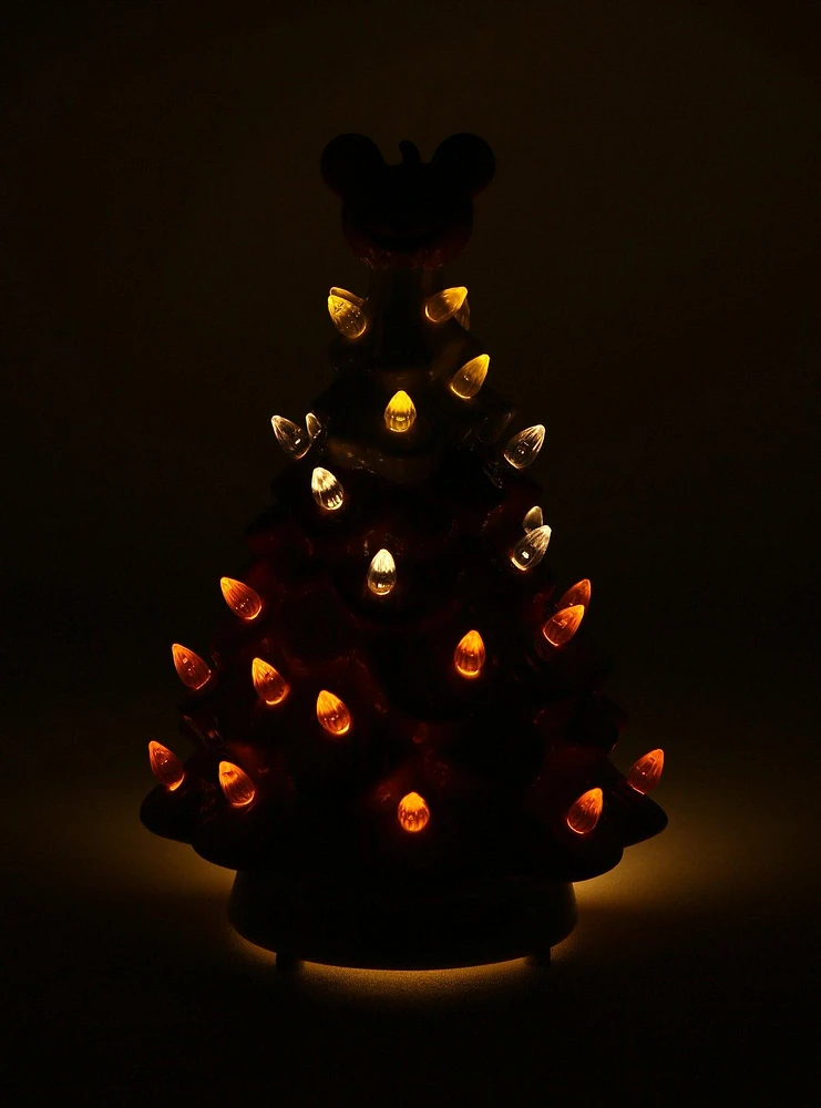 Disney Mickey Mouse Halloween Light-Up Ceramic Tree