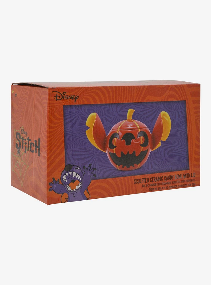 Disney Stitch Pumpkin Candy Dish