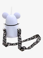 Disney Mickey Mouse Ghost Water Bottle With Strap