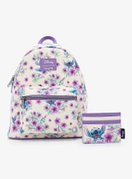 Loungefly Disney Lilo & Stitch Hibiscus Flowers Mini Backpack