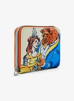 Loungefly Disney Beauty And The Beast Couple Rose Mini Wallet