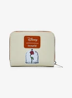 Loungefly Disney Beauty And The Beast Couple Rose Mini Wallet