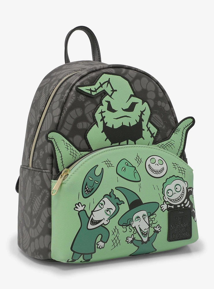 Loungefly The Nightmare Before Christmas Oogie Boogie Glow-In-The-Dark Mini Backpack