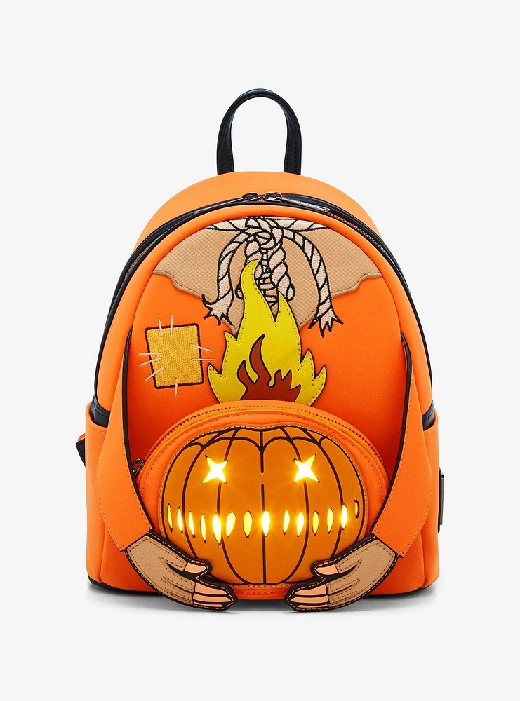 Loungefly Trick 'R Treat Pumpkin Light-Up Mini Backpack