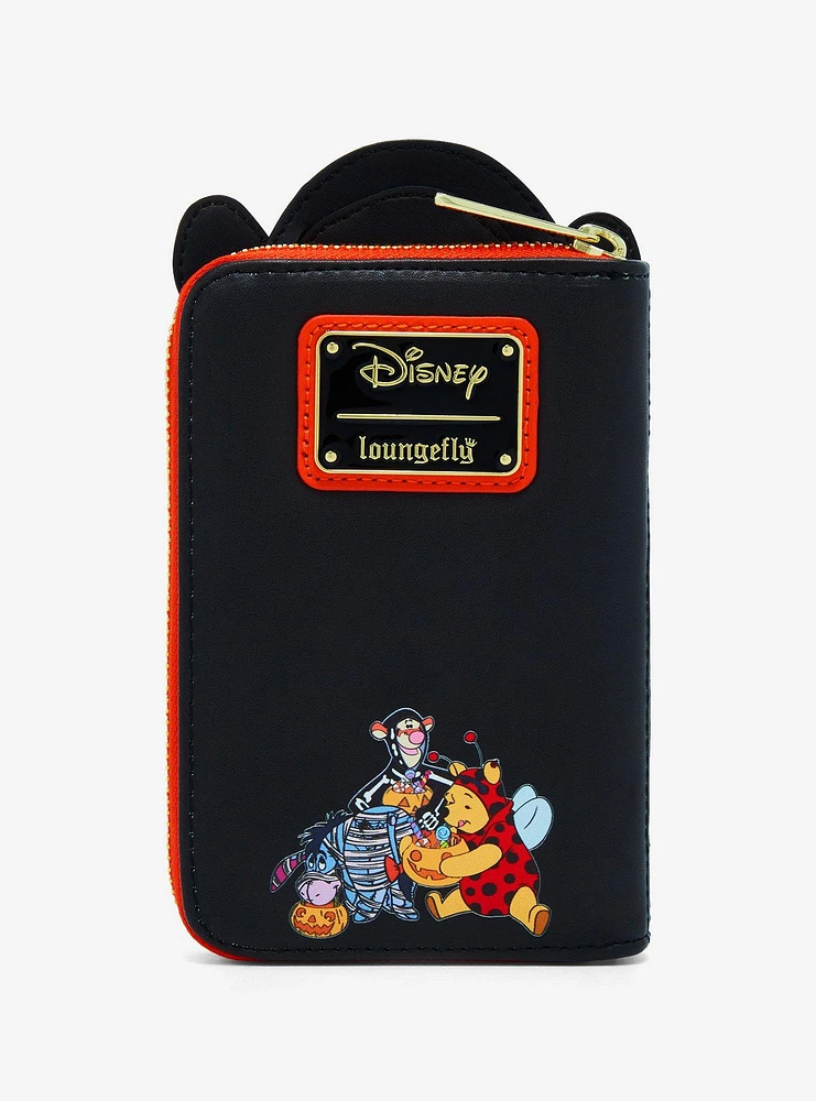 Loungefly Disney Winnie The Pooh Tigger Skeleton Glow-In-The-Dark Zipper Wallet