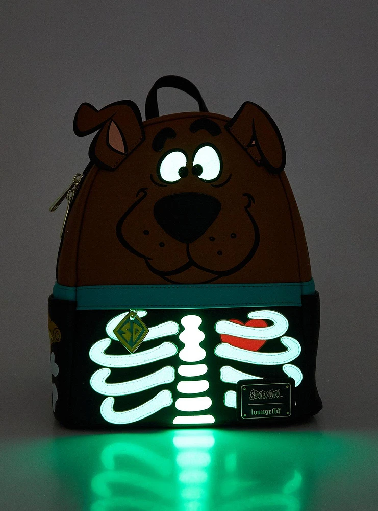 Scooby-Doo! Skeleton Glow-In-The-Dark Figural Mini Backpack