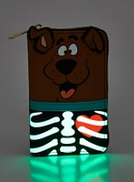 Scooby-Doo! Skeleton Glow-In-The-Dark Zipper Wallet