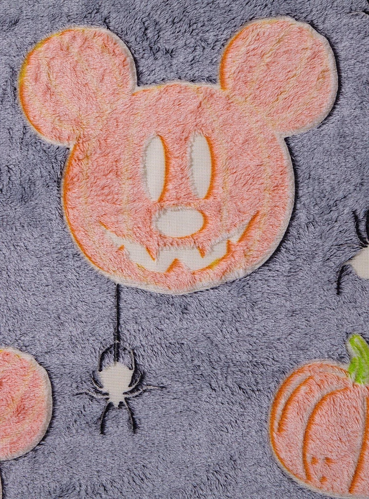 Disney Mickey Mouse Pumpkin Throw Blanket