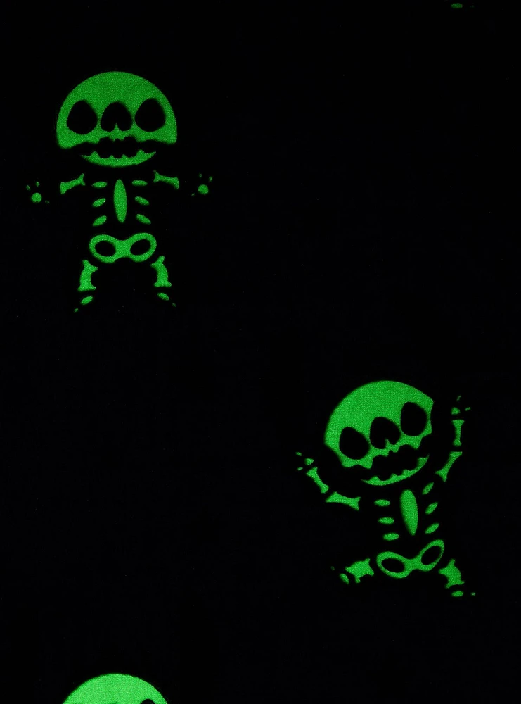 Disney Stitch Skeleton Glow-In-The-Dark Throw Blanket