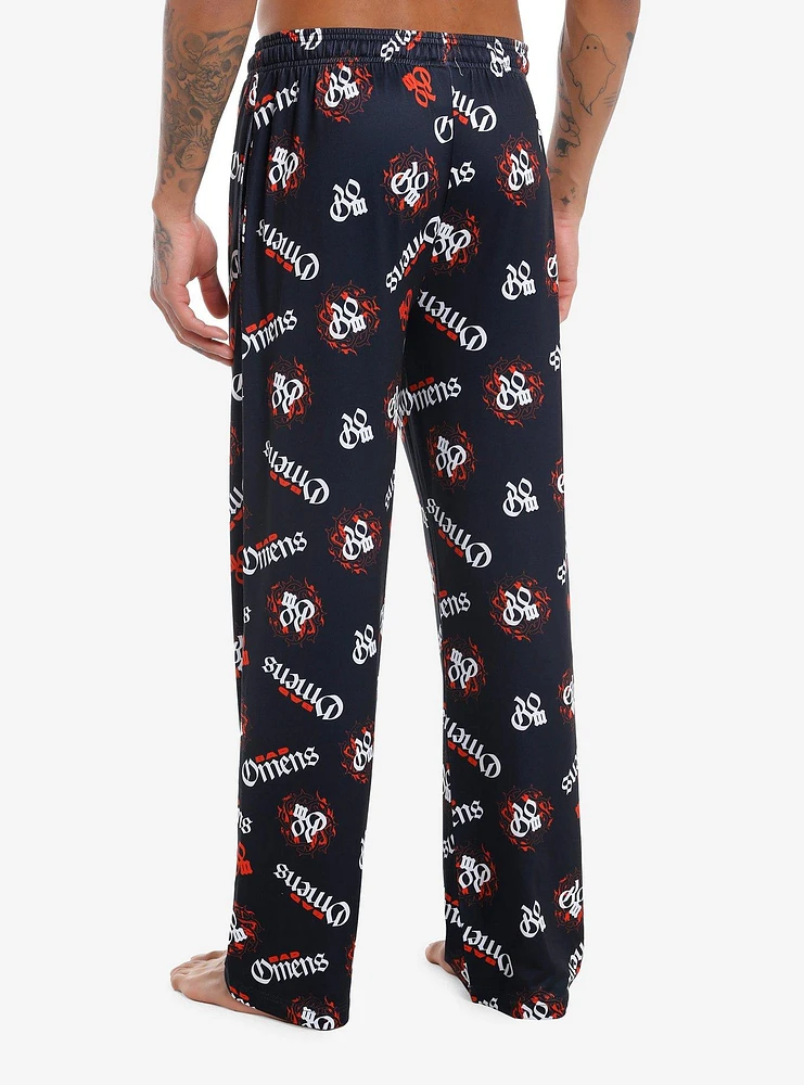 Bad Omens Logo Pajama Pants