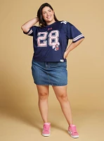 Disney Minnie Mouse Cropped Women's Plus Football Jersey - BoxLunch Exclusive