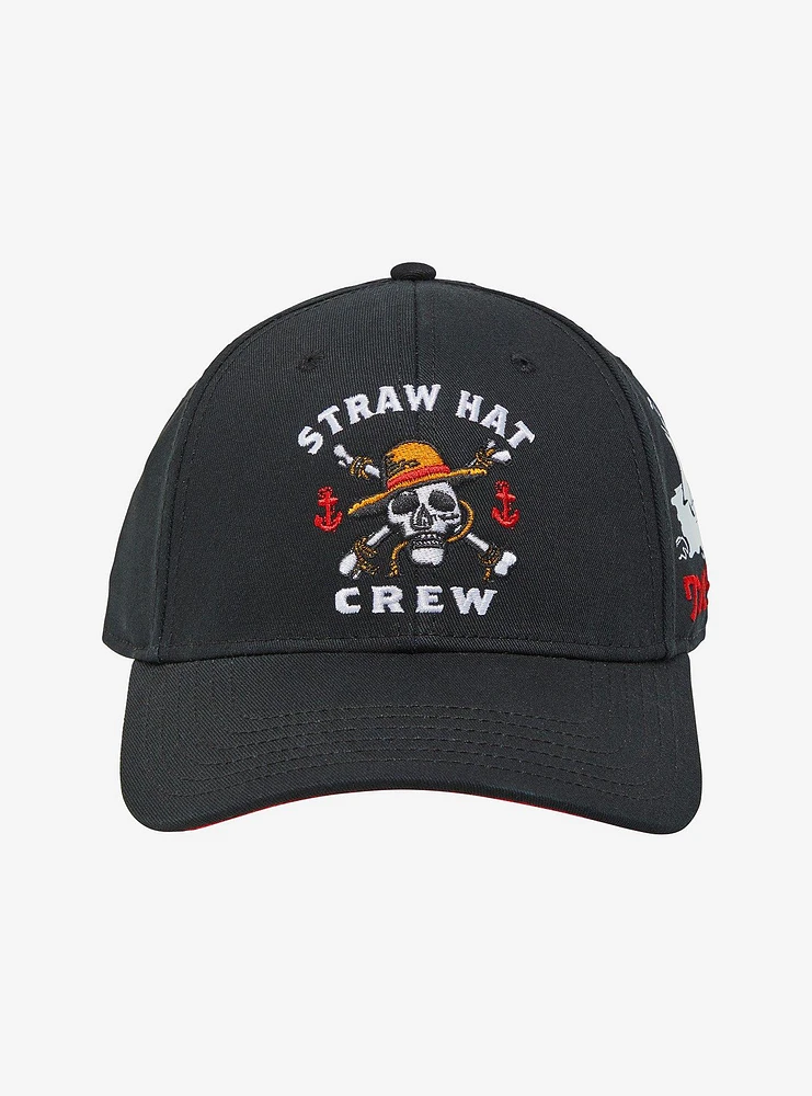 One Piece Straw Hat Crew Going Merry Dad Cap