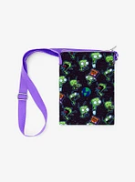 Loungefly Invader Zim GIR Toss Passport Crossbody Bag