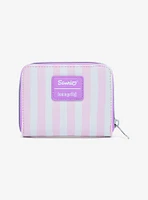 Loungefly Hello Kitty Sweets Pink Stripe Mini Zipper Wallet