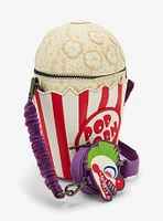 Loungefly Killer Klowns From Outer Space Popcorn Glow-In-The-Dark Crossbody Bag